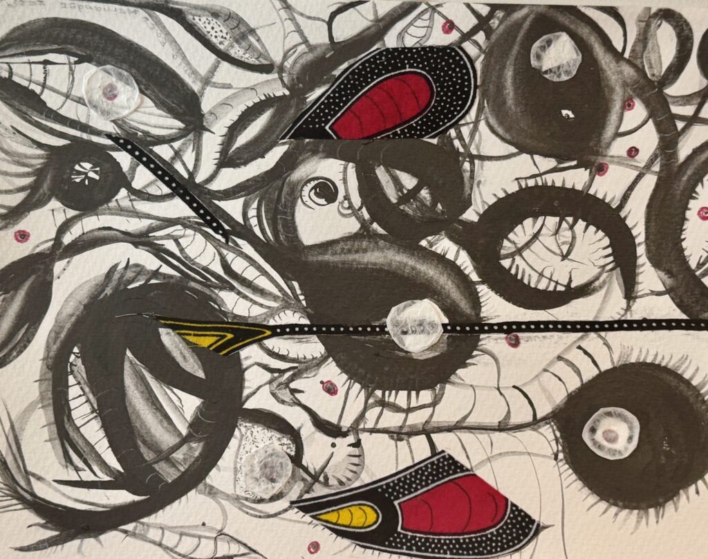 Desplazamientos, Memorias, Post-coloniales mixed media